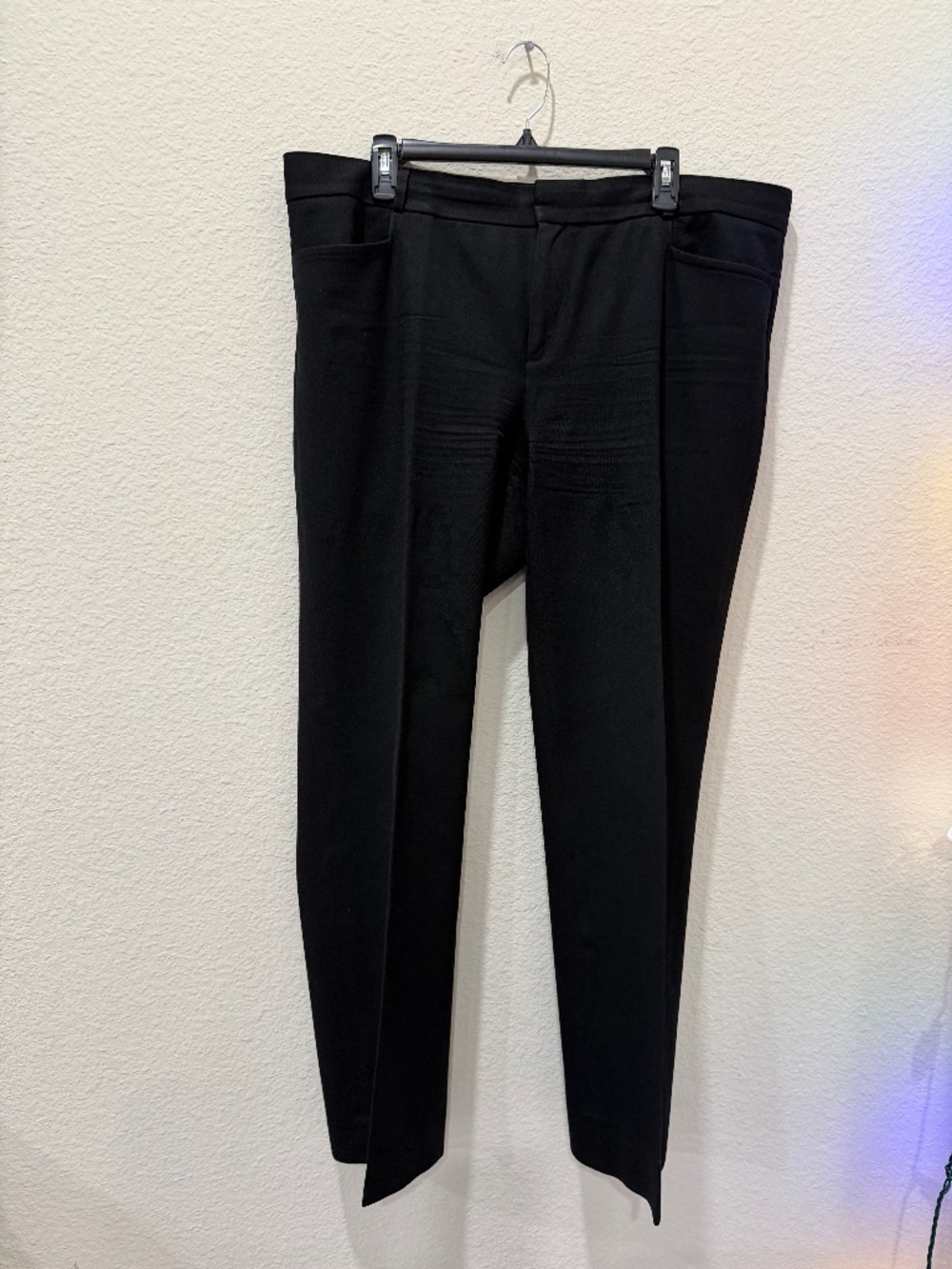Ladies Banana Republic Sloan black slacks size 16 Good